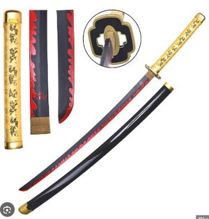 Demon Slayer - Kanao Tsuyuri Nichirin Katana - Cosplay Safe Wood-The Sword Stall