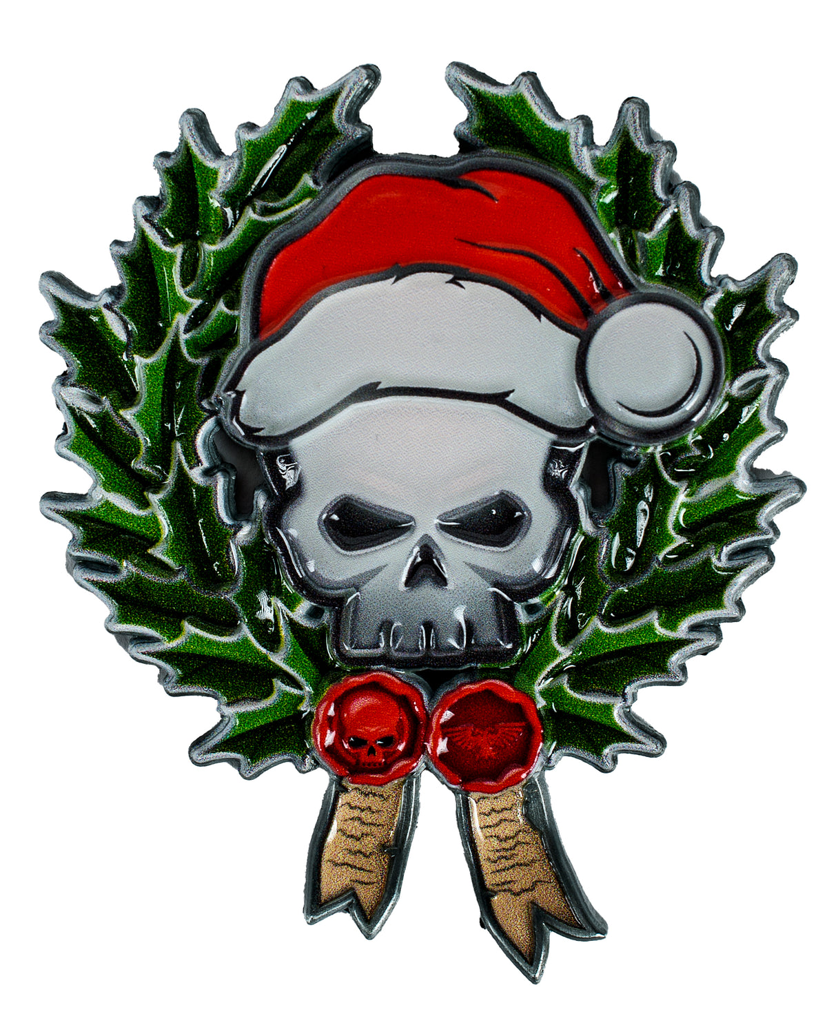 Warhammer 40,000: Skull Christmas Wreath Magnet