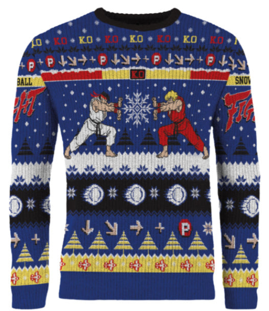 Street Fighter Christmas Jumper