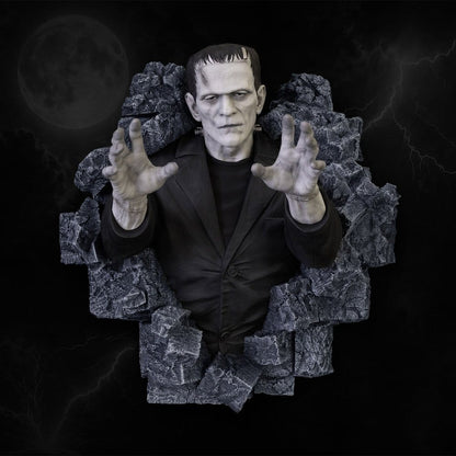 Frankenstein – Frankenstein's Monster Life-Size Wall Sculpture Classic Horror Edition | Hollywood Collectibles Group