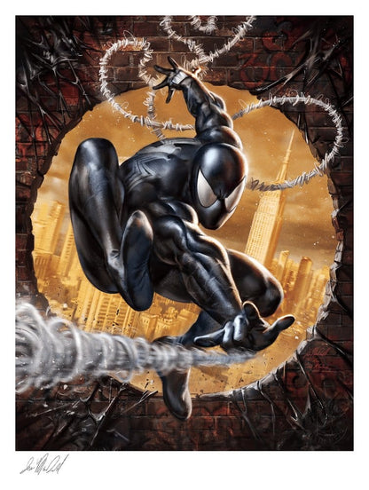 Marvel – The Amazing Spider-Man #300 Tribute Sideshow Fine Art Print (Black High-Gloss Variant)