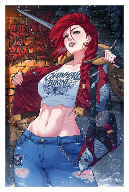 Red Sonja - Limited Edition Official Dynamite Fine Art Print