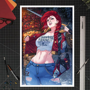 Red Sonja - Limited Edition Official Dynamite Fine Art Print