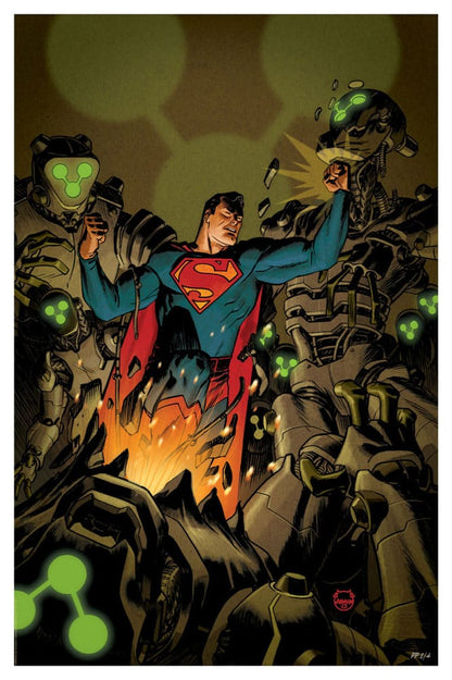 LAST CHANCE! Superman Space Age - Limited Edition Official DC Comics Fine Art Print