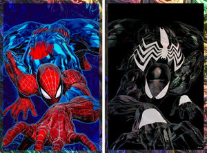 Spider-Man '94 and Variant Holofoil - Official Marvel Limited Edition Fine Art Print Set