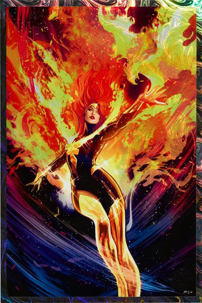 Phoenix #11 Limited Edition Rainbow Lava Holofoil - Official Marvel Comics Fine Art Print