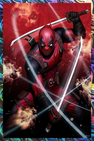 Deadpool #1 (2024) Rainbow Holofoil - Limited Edition Official Marvel Comics Fine Art Print