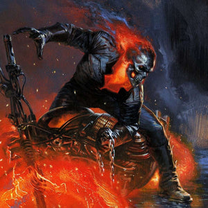 Marvel – Ghost Rider Fine Art Print, Unframed | Sideshow