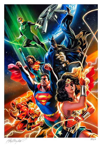 Justice League Unlimited #9 - Limited Edition Official DC Comics Fine Art Print