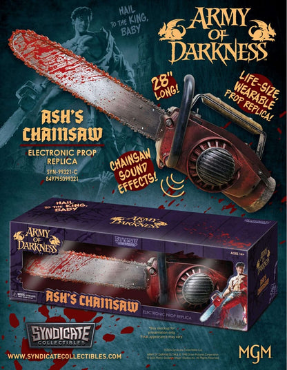 EVIL DEAD: ARMY OF DARKNESS - Officially Licensed 1:1 Ash's Chainsaw Replica *PRE-ORDER*