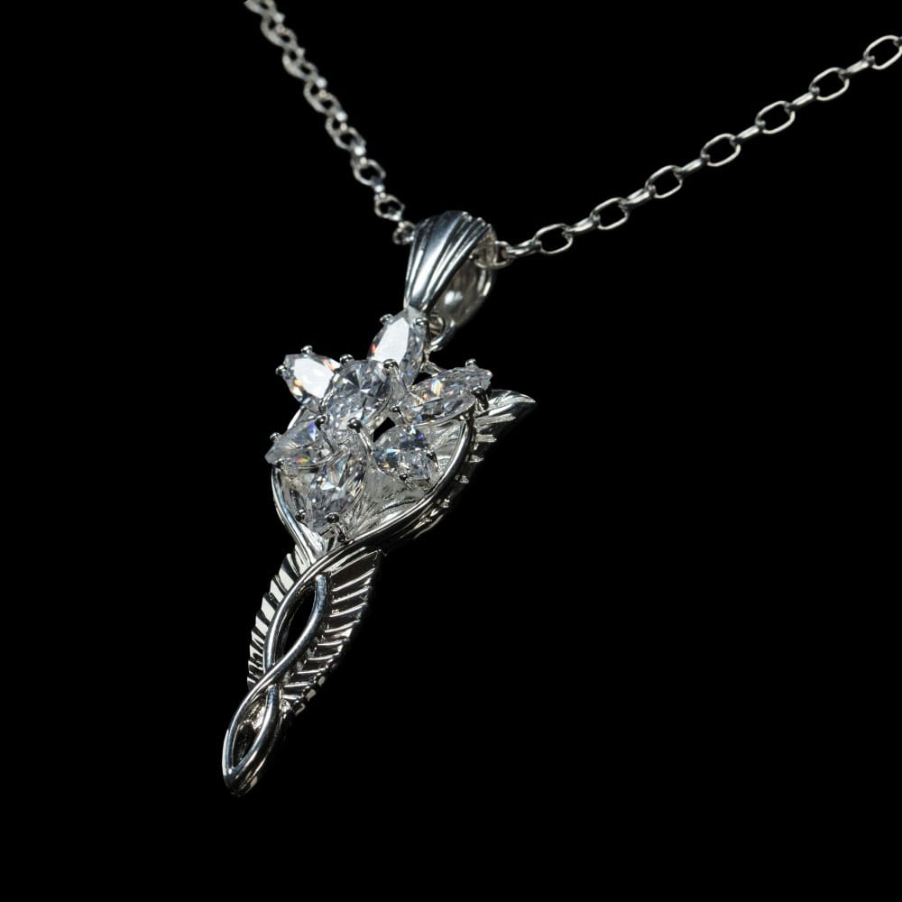 The Lord of the Rings - Official Weta Workshop Arwen Evenstar Pendant & Chain (Sterling Silver)