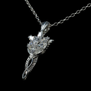 The Lord of the Rings - Official Weta Workshop Arwen Evenstar Pendant & Chain (Sterling Silver)