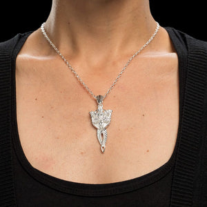 The Lord of the Rings - Official Weta Workshop Arwen Evenstar Pendant & Chain (Sterling Silver)
