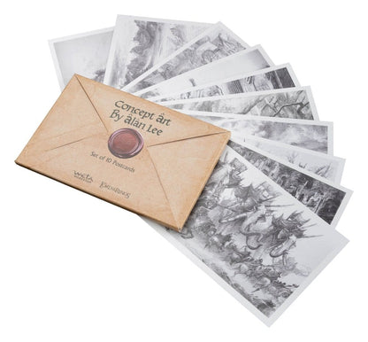 The Lord of the Rings - Concept Art by Alan Lee: The Lord of the Rings Postcards Set