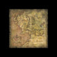 The Lord of the Rings - Parchment Map of Middle-earth Official Weta Workshop Fine Art Print
