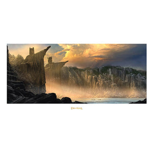 The Lord of the Rings - The Argonath: Pillars of the Kings Official Weta Workshop Fine Art Print