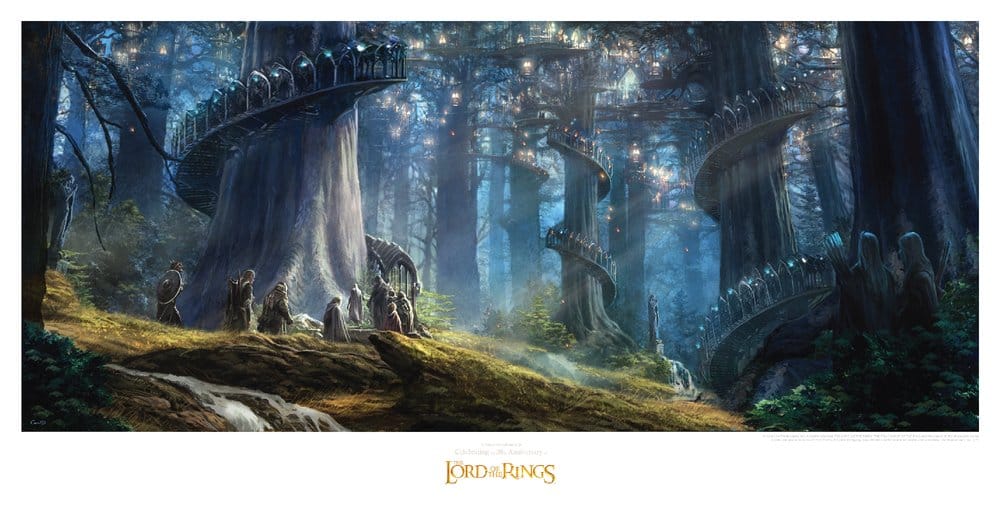 The Lord of the Rings - Lothlorien Official Weta Workshop Fine Art Print