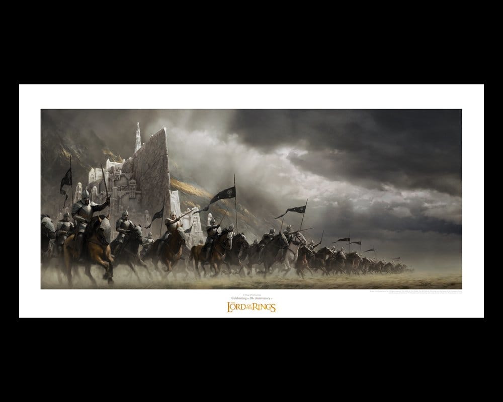 The Lord of the Rings - Faramir's Charge Official Weta Workshop Fine Art Print