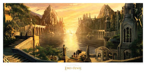 The Lord of the Rings - The Grey Havens Official Weta Workshop Fine Art Print