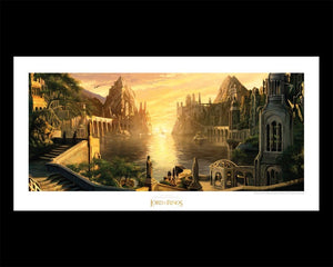 The Lord of the Rings - The Grey Havens Official Weta Workshop Fine Art Print