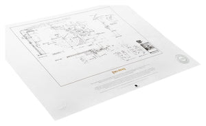 The Lord of the Rings - Bag End Blueprint Official Weta Workshop Art Print