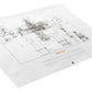 The Lord of the Rings - The Stable of Edoras Blueprint Official Weta Workshop Fine Art Print