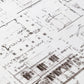 The Lord of the Rings - The Courtyard of Minas Tirith Blueprint Official Weta Workshop Fine Art Print