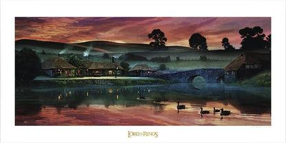 The Lord of the Rings - Return to the Green Dragon Inn Official Weta Workshop Fine Art Print