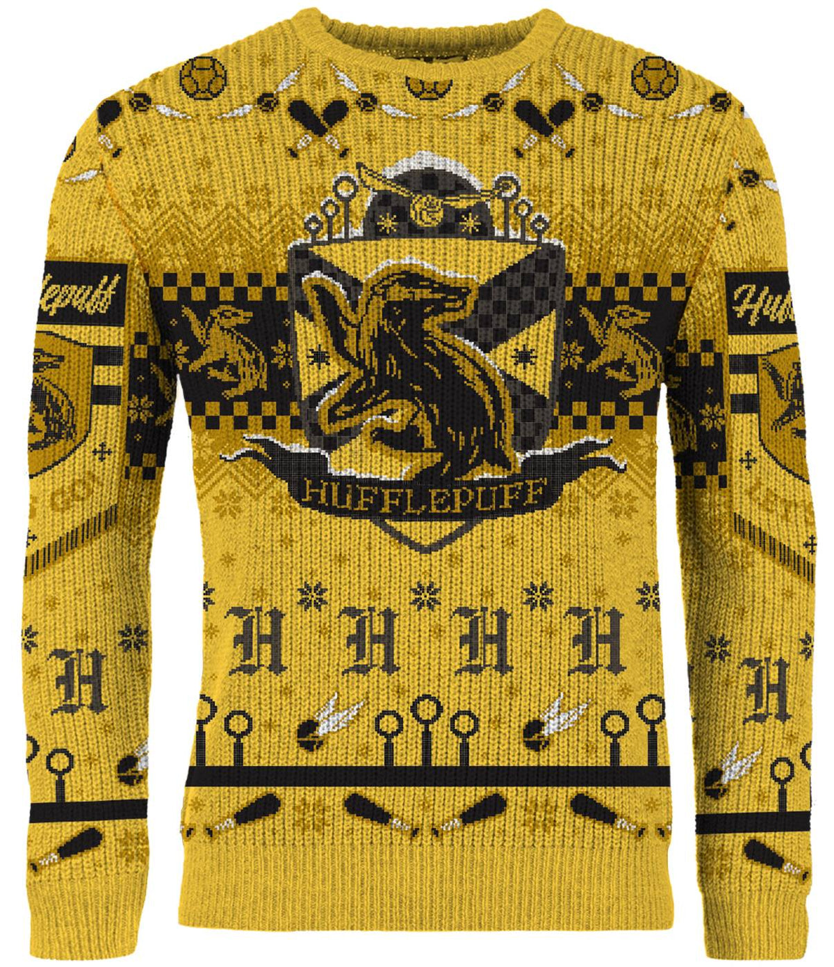 Harry Potter: Hufflepuff Quidditch Christmas Jumper