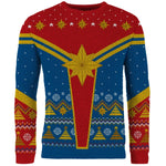 Captain Marvel Christmas Jumper